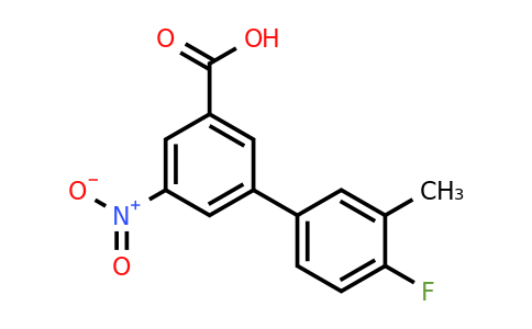 1261903-10-9 | 3-(4-Fluoro-3-methylphenyl)-5-nitrobenzoic acid