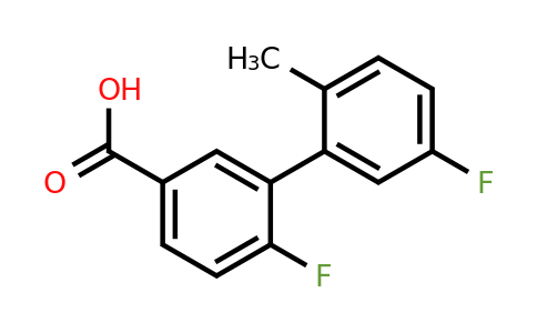 1261903-16-5 | 4-Fluoro-3-(5-fluoro-2-methylphenyl)benzoic acid