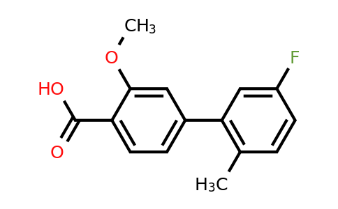 1261903-20-1 | 4-(5-Fluoro-2-methylphenyl)-2-methoxybenzoic acid