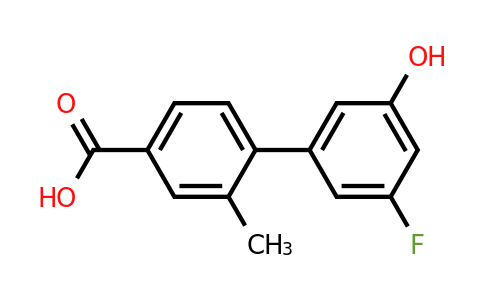 1261903-31-4 | 4-(3-Fluoro-5-hydroxyphenyl)-3-methylbenzoic acid