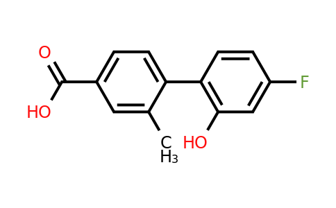1261903-37-0 | 4-(4-Fluoro-2-hydroxyphenyl)-3-methylbenzoic acid