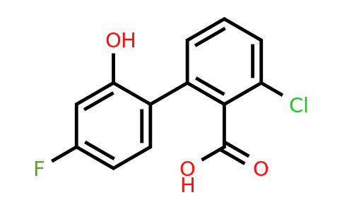 1261903-59-6 | 6-Chloro-2-(4-fluoro-2-hydroxyphenyl)benzoic acid