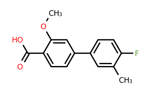 1261903-65-4 | 4-(4-Fluoro-3-methylphenyl)-2-methoxybenzoic acid