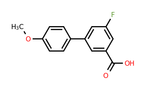 1261903-69-8 | 5-Fluoro-4'-methoxy-[1,1'-biphenyl]-3-carboxylic acid