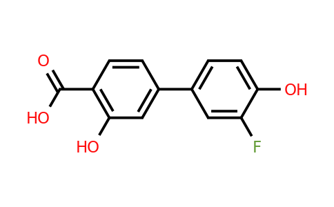1261903-70-1 | 4-(3-Fluoro-4-hydroxyphenyl)-2-hydroxybenzoic acid