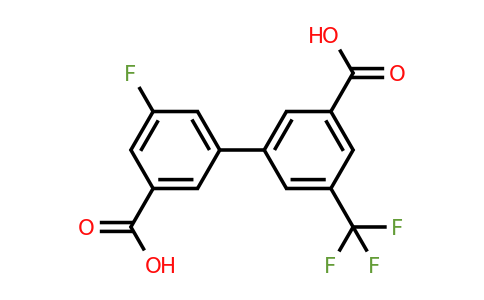1261903-74-5 | 3-(3-Carboxy-5-fluorophenyl)-5-trifluoromethylbenzoic acid