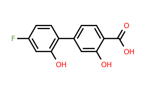 1261903-87-0 | 4-(4-Fluoro-2-hydroxyphenyl)-2-hydroxybenzoic acid