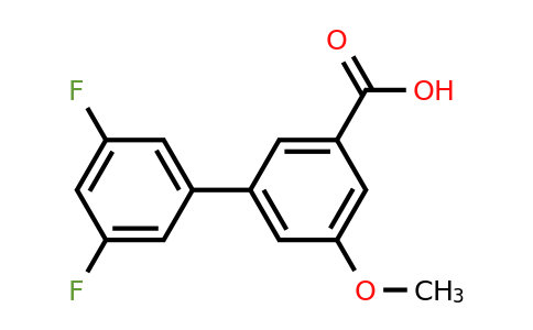 1261903-90-5 | 3',5'-Difluoro-5-methoxy-[1,1'-biphenyl]-3-carboxylic acid