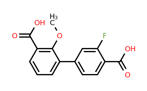 1261904-19-1 | 3-(4-Carboxy-3-fluorophenyl)-2-methoxybenzoic acid