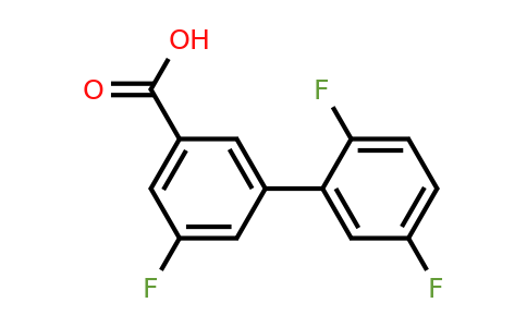 1261904-21-5 | 3-(2,5-Difluorophenyl)-5-fluorobenzoic acid