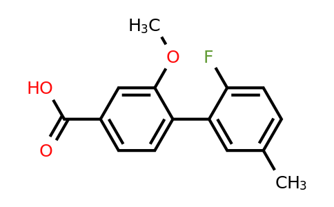 1261904-45-3 | 4-(2-Fluoro-5-methylphenyl)-3-methoxybenzoic acid