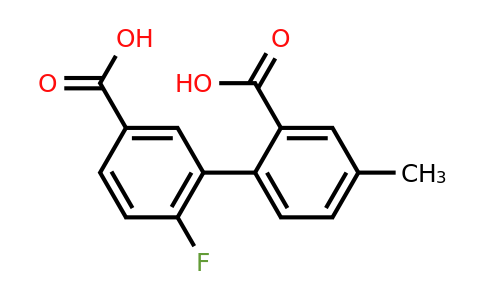 1261904-57-7 | 2-(5-Carboxy-2-fluorophenyl)-5-methylbenzoic acid