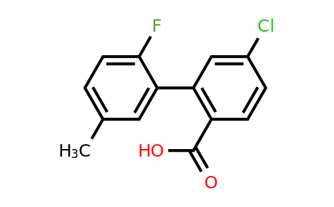 1261904-59-9 | 4-Chloro-2-(2-fluoro-5-methylphenyl)benzoic acid
