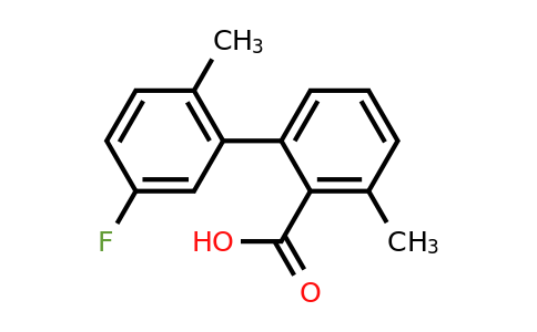 1261904-89-5 | 2-(5-Fluoro-2-methylphenyl)-6-methylbenzoic acid