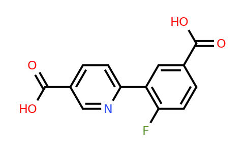 1261905-26-3 | 6-(5-Carboxy-2-fluorophenyl)nicotinic acid