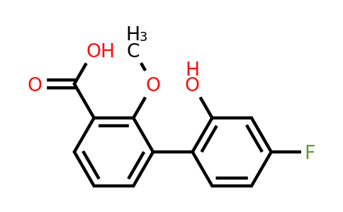 1261905-57-0 | 3-(4-Fluoro-2-hydroxyphenyl)-2-methoxybenzoic acid