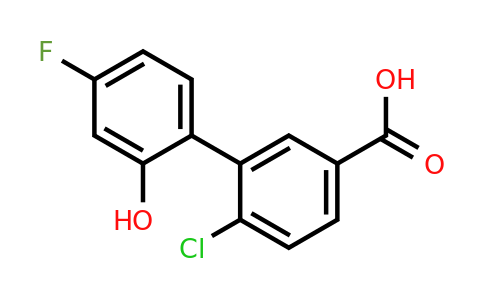 1261905-63-8 | 4-Chloro-3-(4-fluoro-2-hydroxyphenyl)benzoic acid