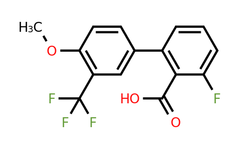 1261906-49-3 | 6-Fluoro-2-(4-methoxy-3-trifluoromethylphenyl)benzoic acid