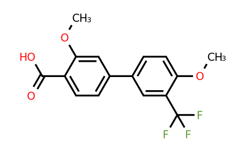 1261906-62-0 | 4-(4-Methoxy-3-trifluoromethylphenyl)-2-methoxybenzoic acid