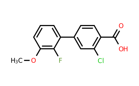 1261906-77-7 | 2-Chloro-4-(2-fluoro-3-methoxyphenyl)benzoic acid