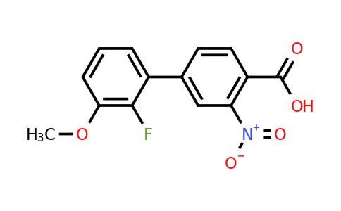 1261906-84-6 | 4-(2-Fluoro-3-methoxyphenyl)-2-nitrobenzoic acid