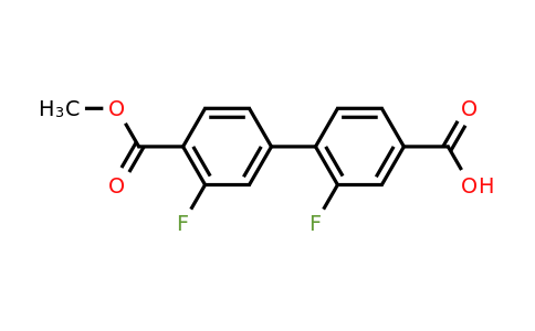 1261906-92-6 | 3-Fluoro-4-(3-fluoro-4-methoxycarbonylphenyl)benzoic acid