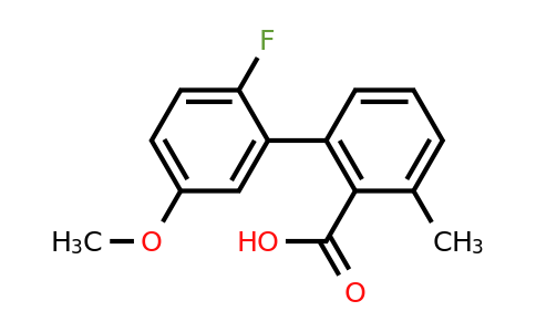 1261907-03-2 | 2-(2-Fluoro-5-methoxyphenyl)-6-methylbenzoic acid