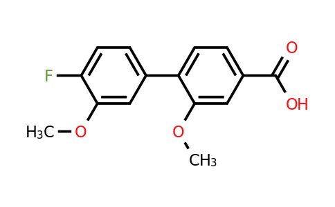 1261907-29-2 | 4-(4-Fluoro-3-methoxyphenyl)-3-methoxybenzoic acid