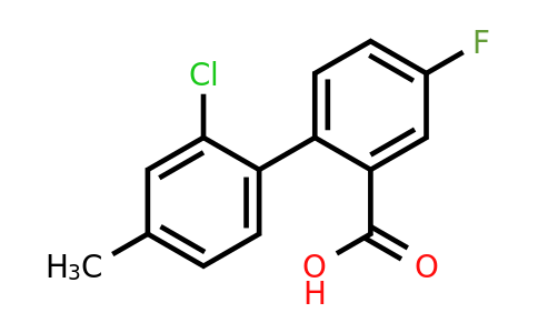 1261907-41-8 | 2-(2-Chloro-4-methylphenyl)-5-fluorobenzoic acid