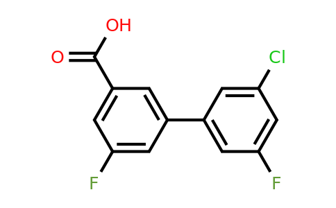 1261907-67-8 | 3-(3-Chloro-5-fluorophenyl)-5-fluorobenzoic acid