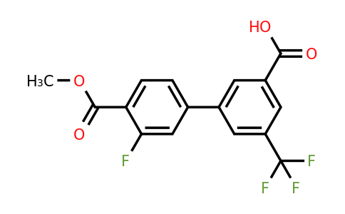 1261908-30-8 | 3-(3-Fluoro-4-methoxycarbonylphenyl)-5-trifluoromethylbenzoic acid