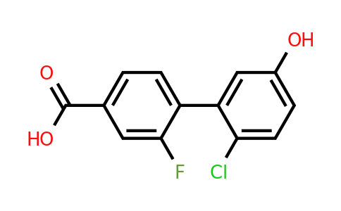 1261908-57-9 | 4-(2-Chloro-5-hydroxyphenyl)-3-fluorobenzoic acid