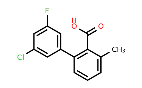 1261908-61-5 | 2-(3-Chloro-5-fluorophenyl)-6-methylbenzoic acid
