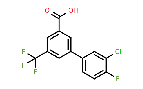 1261908-69-3 | 3-(3-Chloro-4-fluorophenyl)-5-trifluoromethylbenzoic acid
