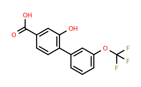 1261908-89-7 | 3-Hydroxy-4-(3-trifluoromethoxyphenyl)benzoic acid