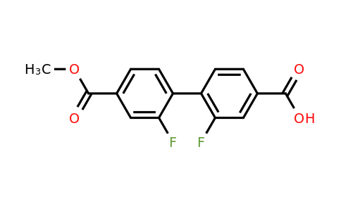 1261908-97-7 | 3-Fluoro-4-(2-fluoro-4-methoxycarbonylphenyl)benzoic acid