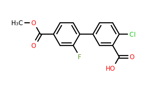 1261909-06-1 | 2-Chloro-5-(2-fluoro-4-methoxycarbonylphenyl)benzoic acid