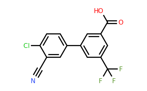 1261909-15-2 | 3-(4-Chloro-3-cyanophenyl)-5-trifluoromethylbenzoic acid