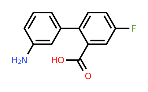 1261909-16-3 | 2-(3-Aminophenyl)-5-fluorobenzoic acid