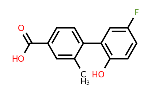 1261909-21-0 | 4-(5-Fluoro-2-hydroxyphenyl)-3-methylbenzoic acid
