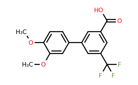 1261909-27-6 | 3-(3,4-Dimethoxyphenyl)-5-trifluoromethylbenzoic acid