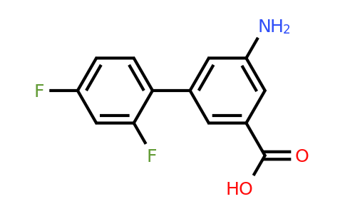 1261909-40-3 | 3-Amino-5-(2,4-difluorophenyl)benzoic acid
