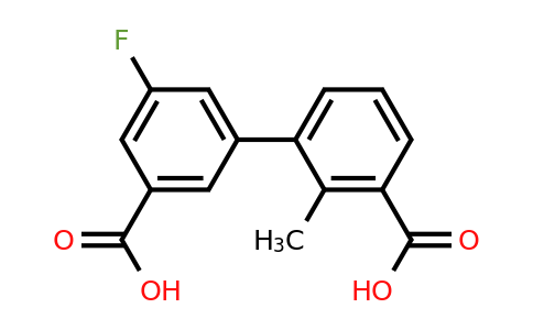1261909-46-9 | 3-(3-Carboxy-5-fluorophenyl)-2-methylbenzoic acid