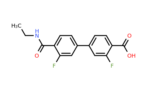 1261909-65-2 | 4-[4-(Ethylcarbamoyl)-3-fluorophenyl]-2-fluorobenzoic acid
