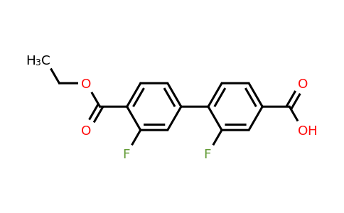 1261909-76-5 | 4-[4-(Ethoxycarbonyl)-3-fluorophenyl]-3-fluorobenzoic acid