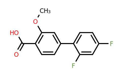 1261909-88-9 | 4-(2,4-Difluorophenyl)-2-methoxybenzoic acid