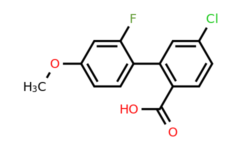 1261910-59-1 | 4-Chloro-2-(2-fluoro-4-methoxyphenyl)benzoic acid