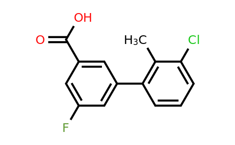 1261910-93-3 | 3-(3-Chloro-2-methylphenyl)-5-fluorobenzoic acid