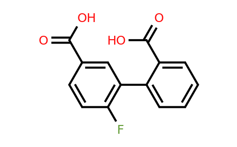 1261911-21-0 | 2-(5-Carboxy-2-fluorophenyl)benzoic acid