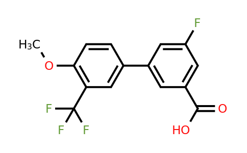 1261911-26-5 | 5-Fluoro-3-(4-methoxy-3-trifluoromethylphenyl)benzoic acid